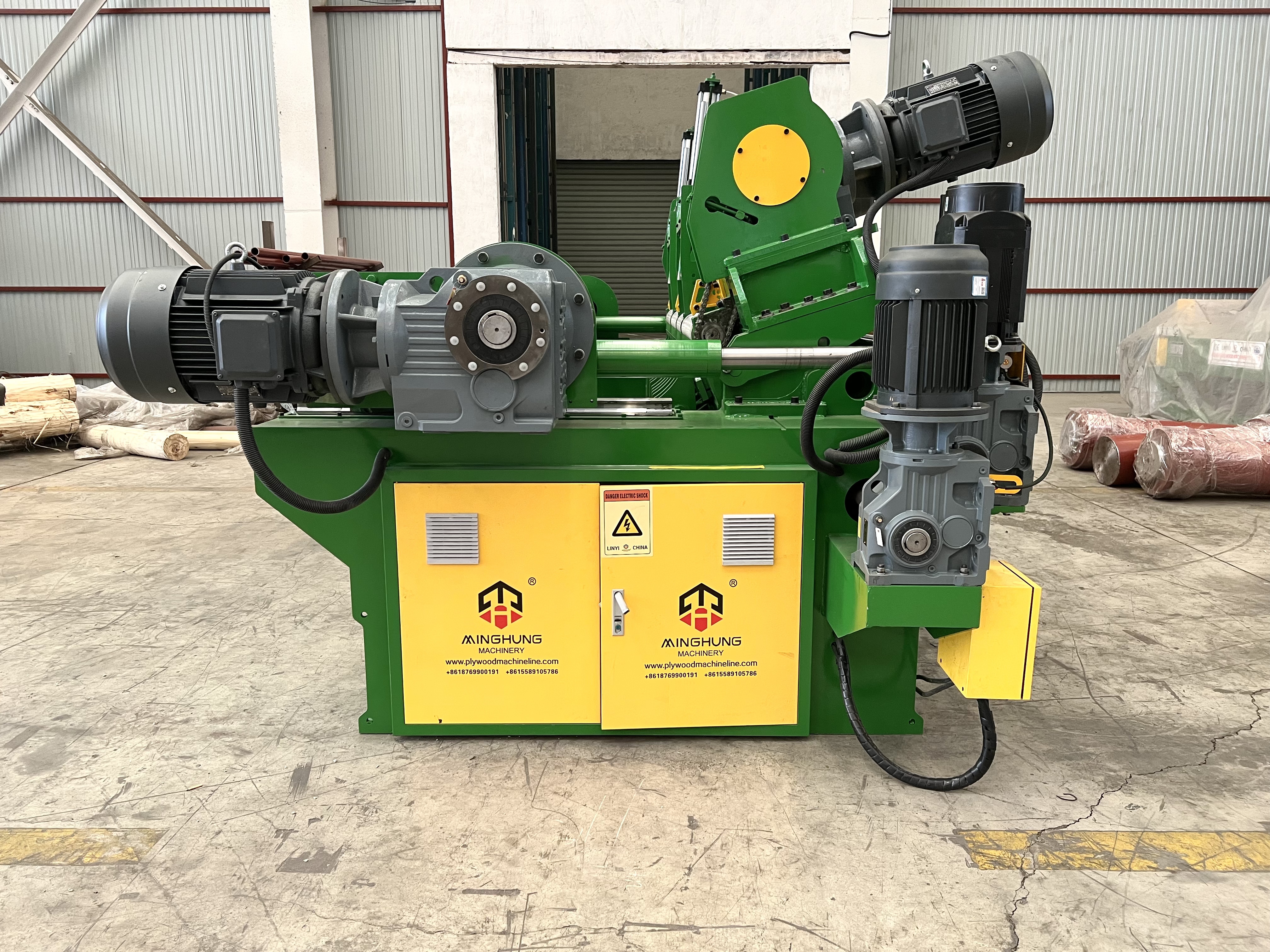 rotary veneer lathe torno rotatorio para chapa