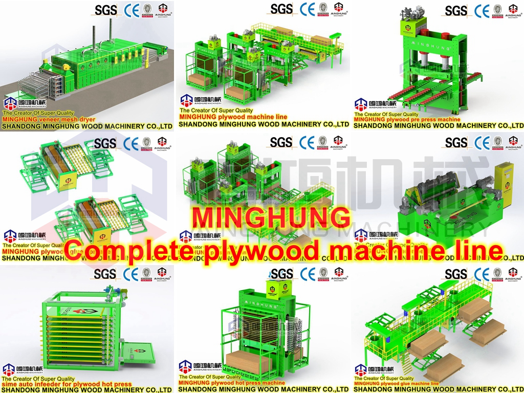 MINGHUNG Línea de máquinas para contrachapado MCHINERY