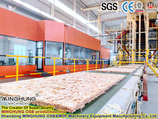 cadena de producción de maquinaria OSB de carpintería de tableros de partículas de 25 mm