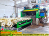 Máquina peladora de chapa con núcleo de troncos de 600MM, trituradora de cortapelos para producción de madera contrachapada 