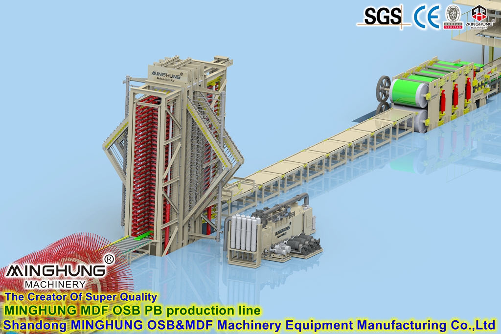 Línea de aglomerado OSB MDF HDF Fabricante: Prensa en caliente de madera contrachapada de alta resistencia/Máquina de prensa/Máquina de prensa de calor/Máquina de prensa hidráulica para la fabricación de componentes de muebles