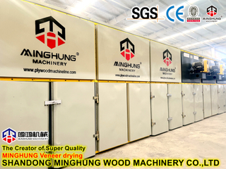 Secadora de madera contrachapada ecológica calentada por vapor