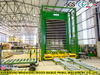 Máquina de prensado en caliente de madera contrachapada de alimentación y descarga continua de 500 toneladas y 25 aberturas