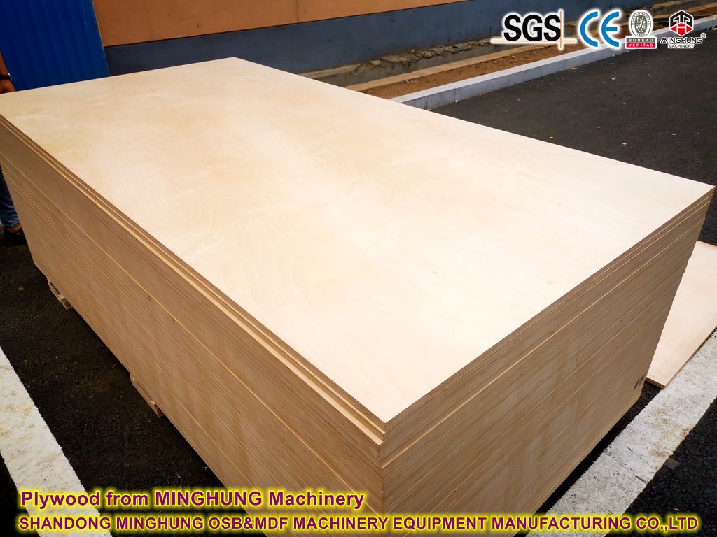 Madera contrachapada de la máquina MINGHUNG