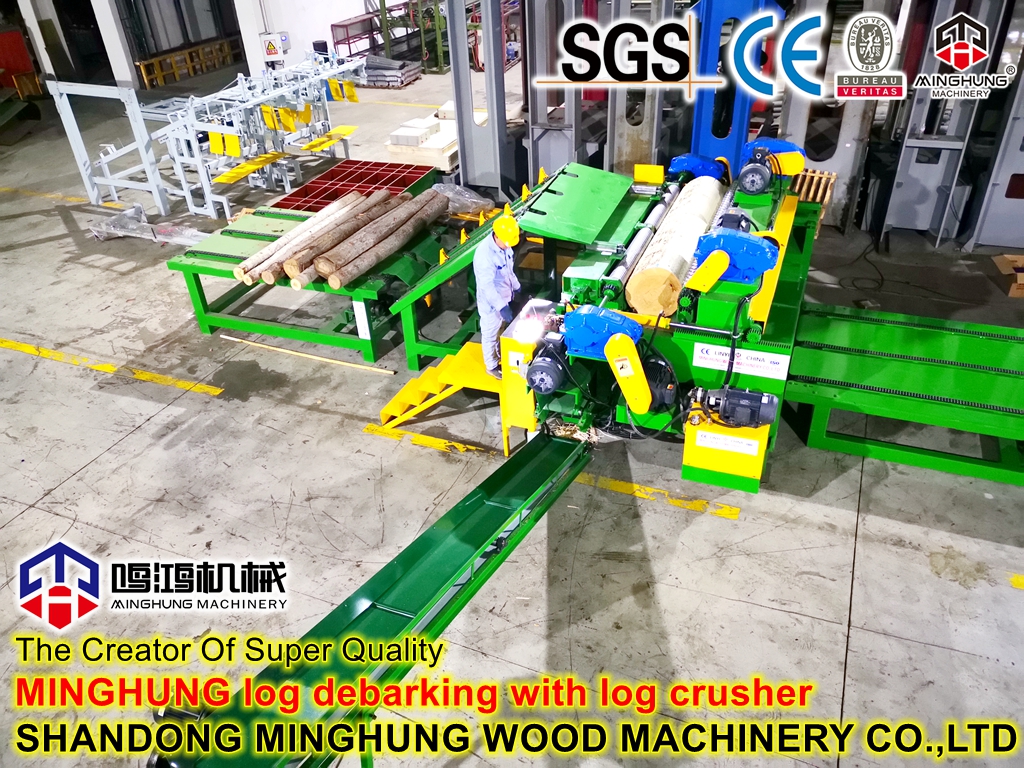 MINGHUNG descortezadora de madera
