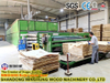 Línea china de secadora de chapa de rodillo de alambre de malla de madera contrachapada