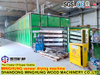 Máquina secadora de prensa central para maquinaria de fabricación de madera contrachapada