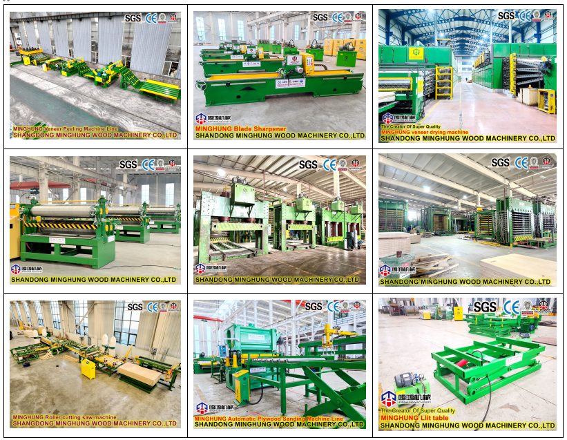 Máquina de madera contrachapada de China Minghung