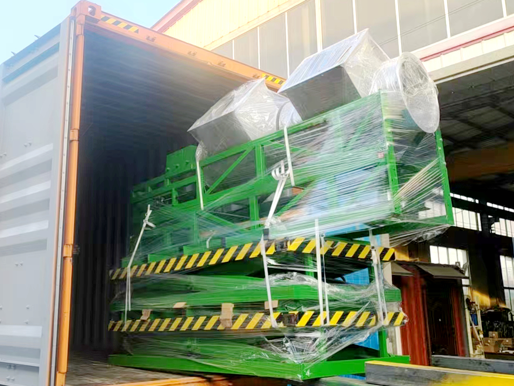 Entrega de trituradora