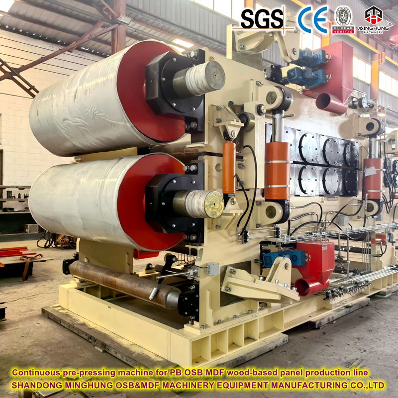 MINGHUNG M&aacute;quina previa continua para PB OSB MDF Panel basado en madera L&iacute;nea de producci&oacute;n