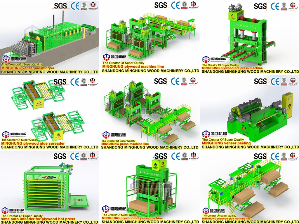 MINGHUNG Mchinery de madera contrachapada