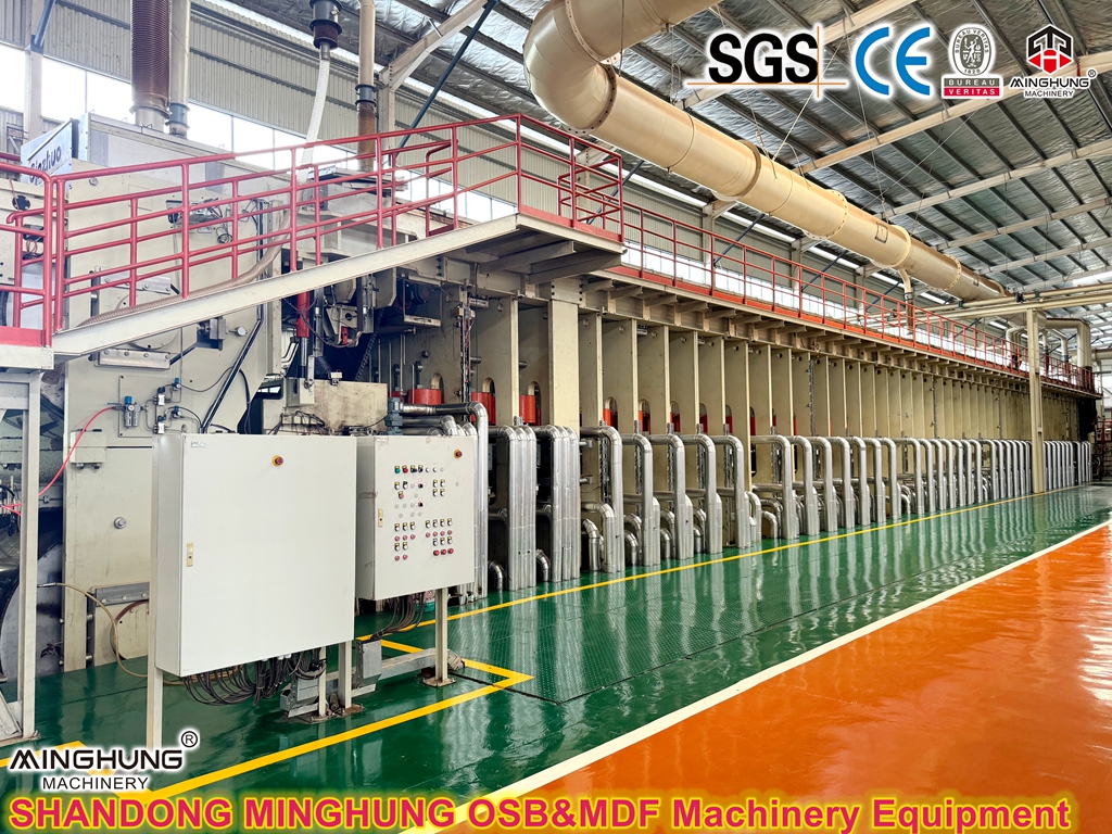 Conti-Roll Hot Press para fabricar OSB MDF