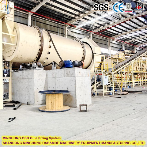 Línea de producción de OSB de madera dura mixta de 15-25 mm 