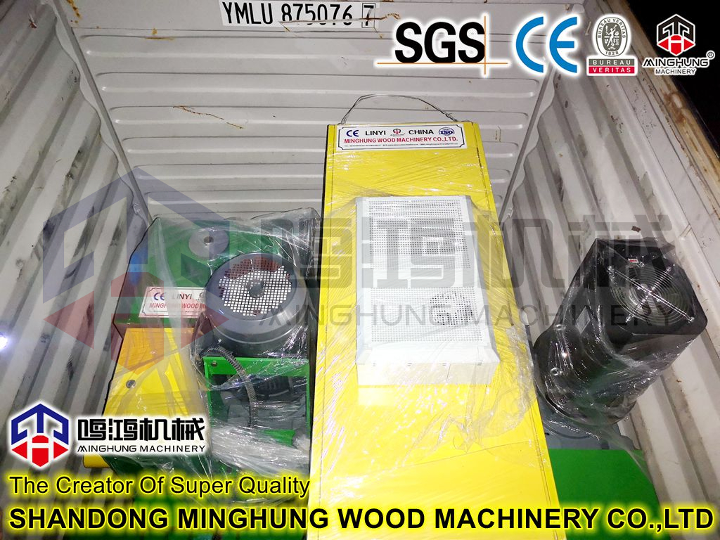 Pelado de chapa de pino