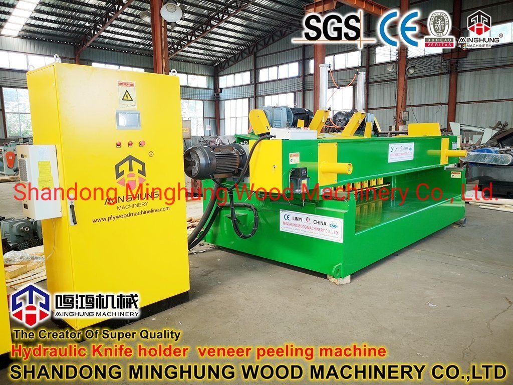 Máquina peladora de chapa de madera fuerte de China