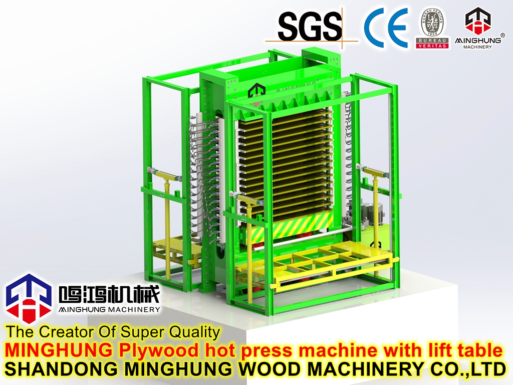 Máquina de prensado en caliente de 15 aperturas