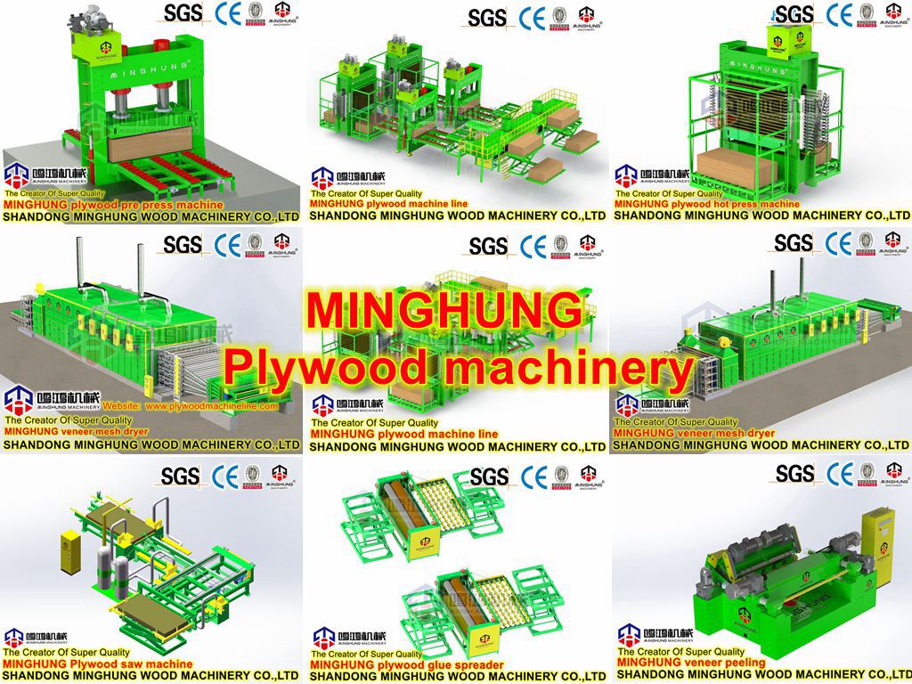 MINGHUNG Línea de producción de contrachapado