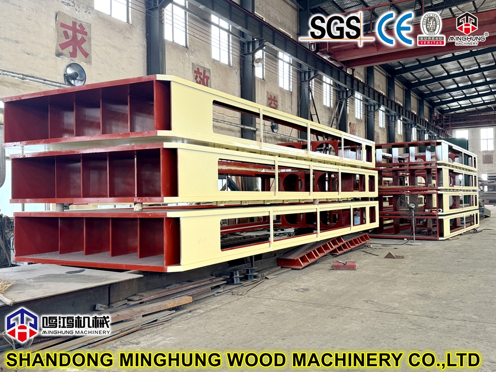 m&aacute;quina de prensado en caliente de aglomerado mdf osb