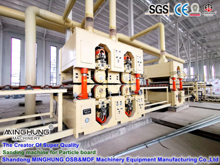 Minghung Pulido Lijado Grindign Máquina Lijadora para Paneles de Madera Tablero de Partículas Tablero de Aglomerado OSB MDF HDF Línea de Producción 
