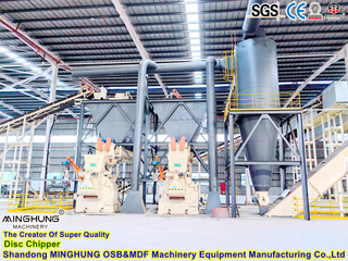 Fabricante de la línea de tablero de partículas de China: Cancha de partículas OSB MDF HDF Drum Drum Chipper/Shredder/Crusher/Pallet Mill Splitter