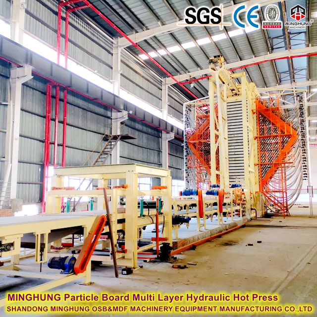 MINGHUNG M&aacute;quina de prensado en caliente hidr&aacute;ulica multicapa OSB