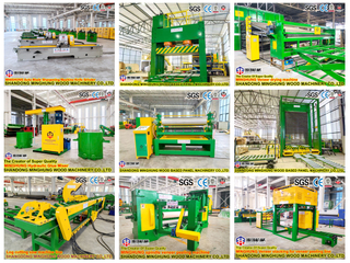 Equipo de línea de producción completa universal de álamo/pino para madera contrachapada