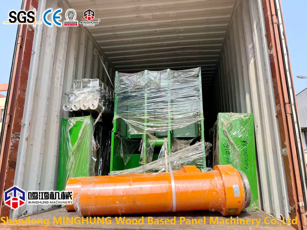 maquinaria de producci&oacute;n de madera contrachapada