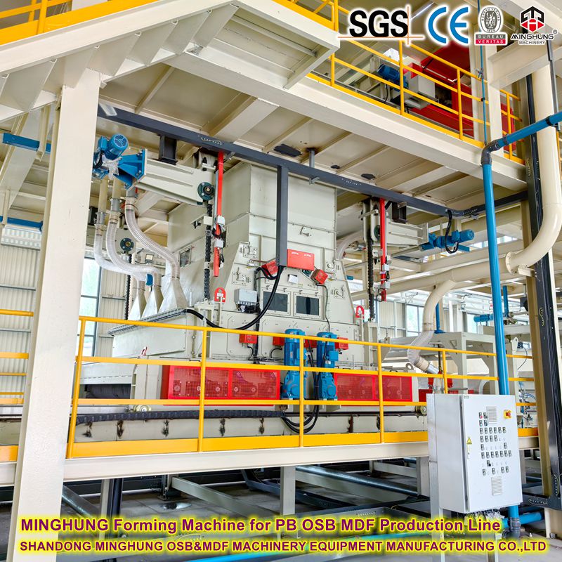 MINGHUNG Máquina de formación para PB OSB MDF Línea de producción
