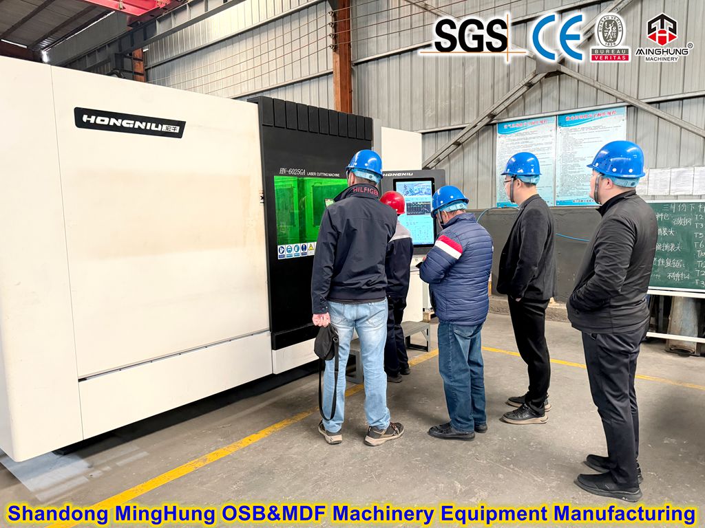 Taller de madera contrachapada de Shandong Minghung