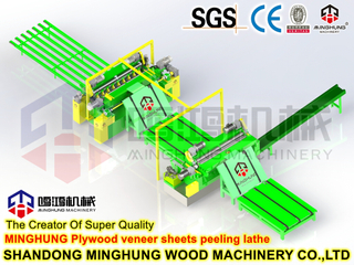 Máquina peladora de madera contrachapada de 4 pies para dólares de chapa