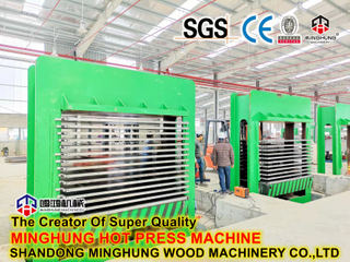 Prensa hidráulica Prensa caliente para planta de madera contrachapada