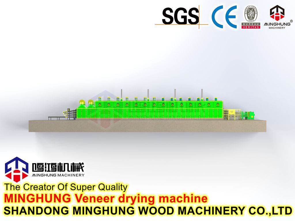 máquina de secado de rodillos de chapa