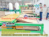 Línea de pavimentación de chapa de madera contrachapada de alta eficiencia Línea de producción de madera contrachapada