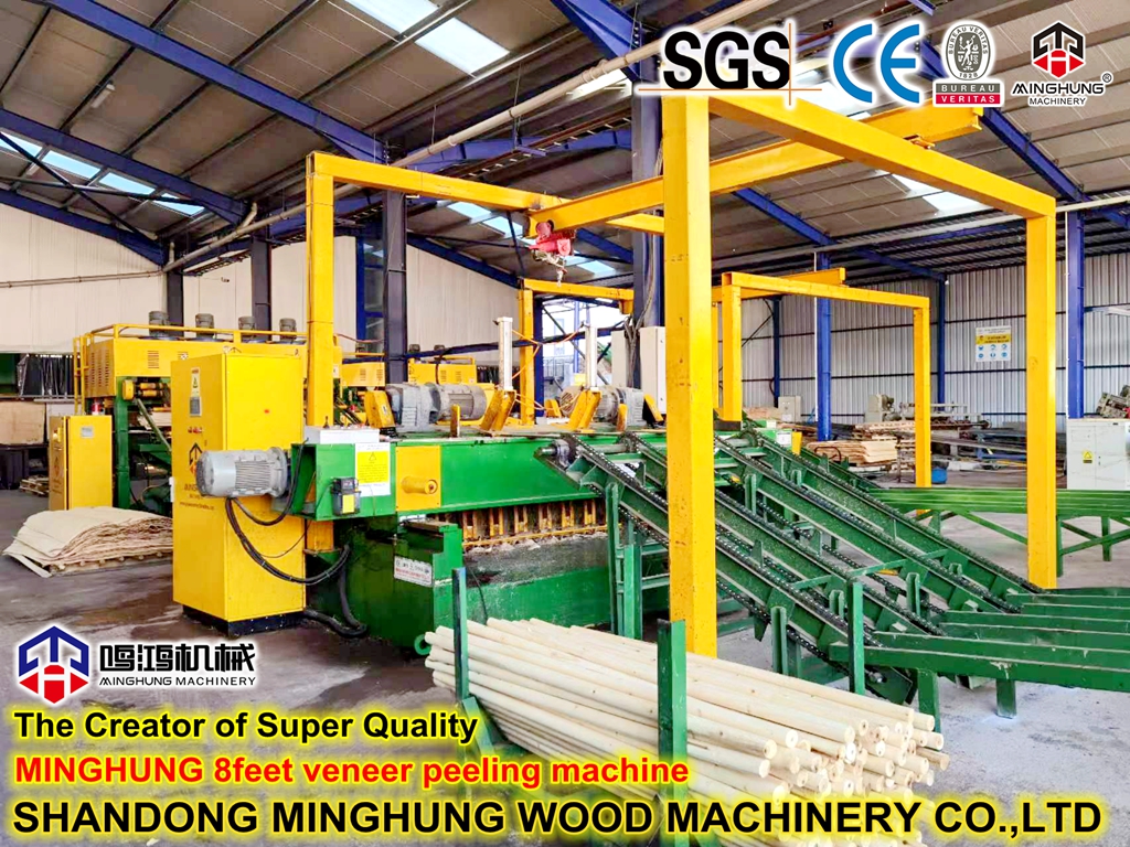 Peladora de chapa de 8 pies