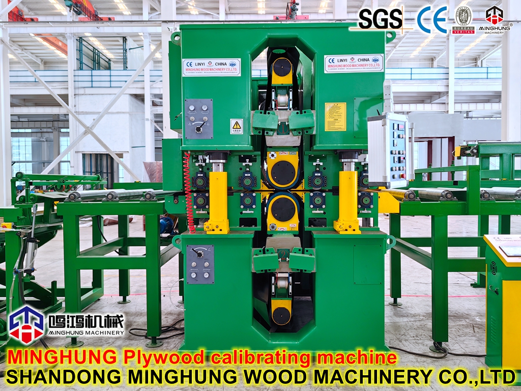 MINGHUNG máquina de calibración de madera contrachapada