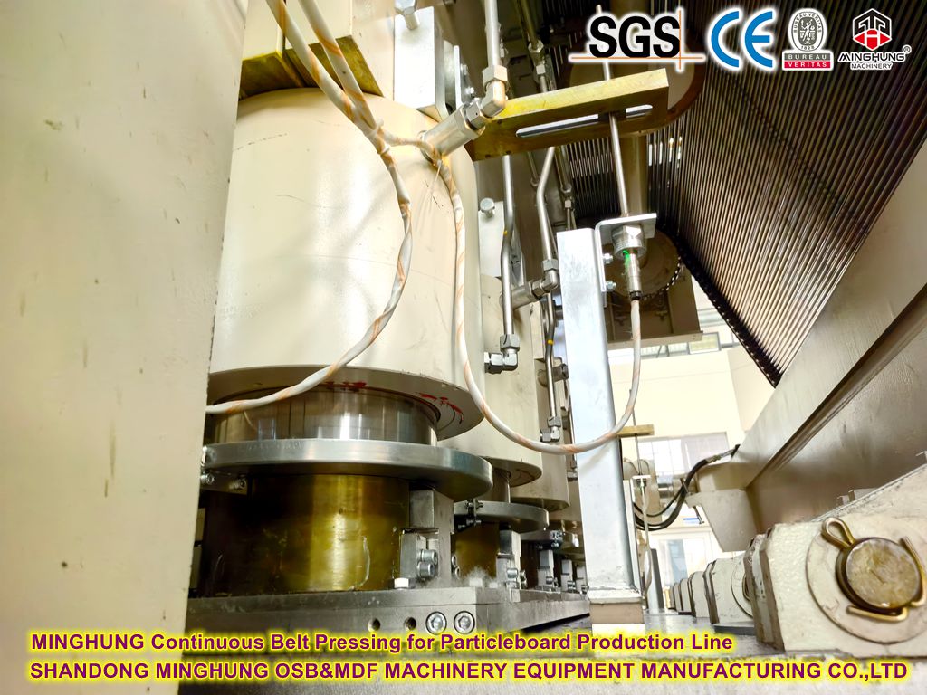 MINGHUNG Pressing de cinturón continuo para la línea de producción de partículas