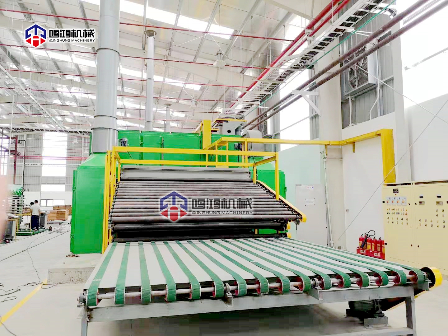 Secador de rodillos de chapa