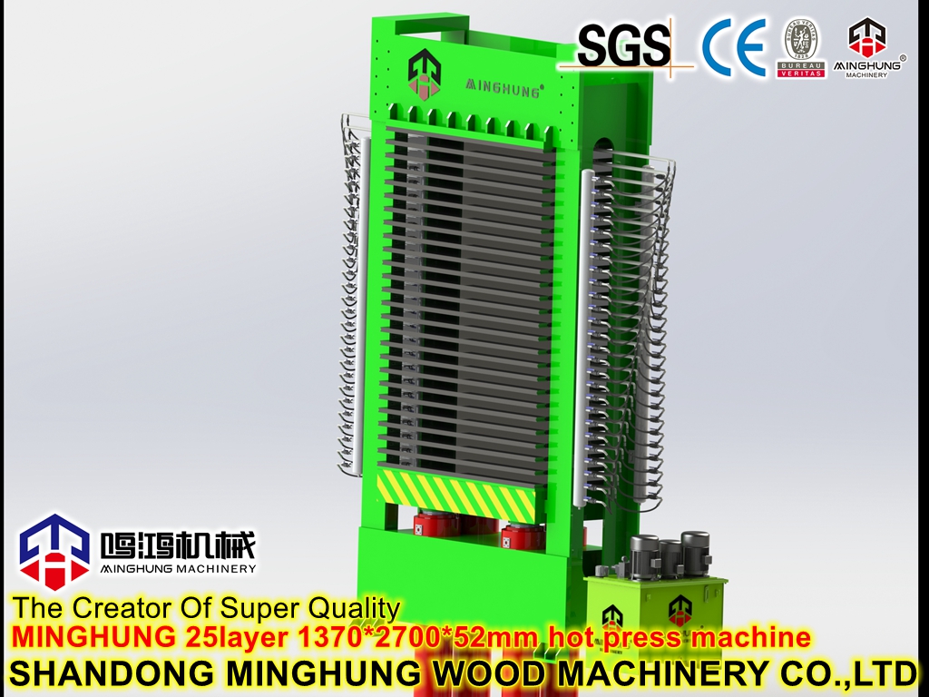 Máquina de prensado en caliente de madera contrachapada de 30 aperturas