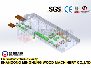 línea completa de máquinas de producción de madera contrachapada