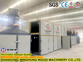 Equipo de secado de madera contrachapada de bajo consumo de energía