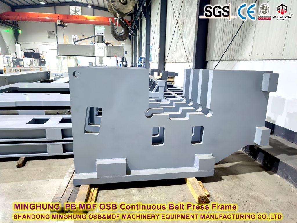 MINGHUNG PB MDF MARCO DE PRESIÓN DE CINTURA CONTINUA DE OSB