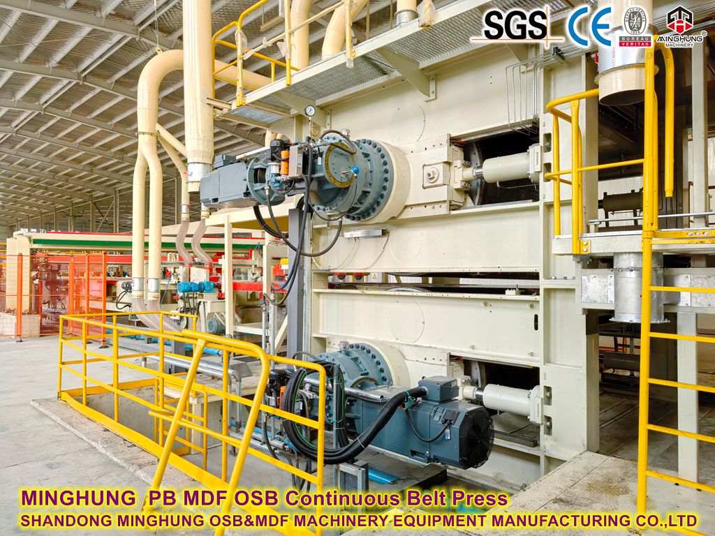 MINGHUNG PB MDF OSB Press de cinturón continuo
