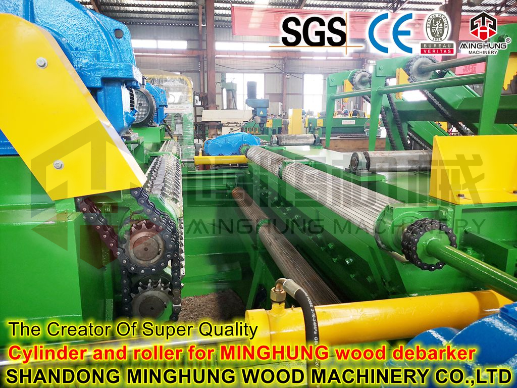 Cilindro y rodillo para MINGHUNG descortezadora de madera