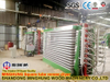 Máquina secadora de chapa de núcleo de madera contrachapada de tubo cuadrado