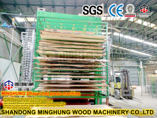 Prensa caliente de madera contrachapada de laminación de melamina con cilindro Wuxi