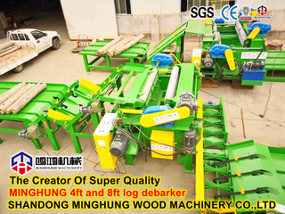 Descortezadora de troncos de máquina peladora de madera