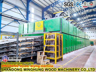 Equipo de secado universal de madera contrachapada mixta