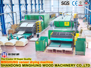 Máquinas secadoras de malla con rodillos para chapa de núcleo para línea de producción de chapa de núcleo/máquinas para fabricar madera contrachapada