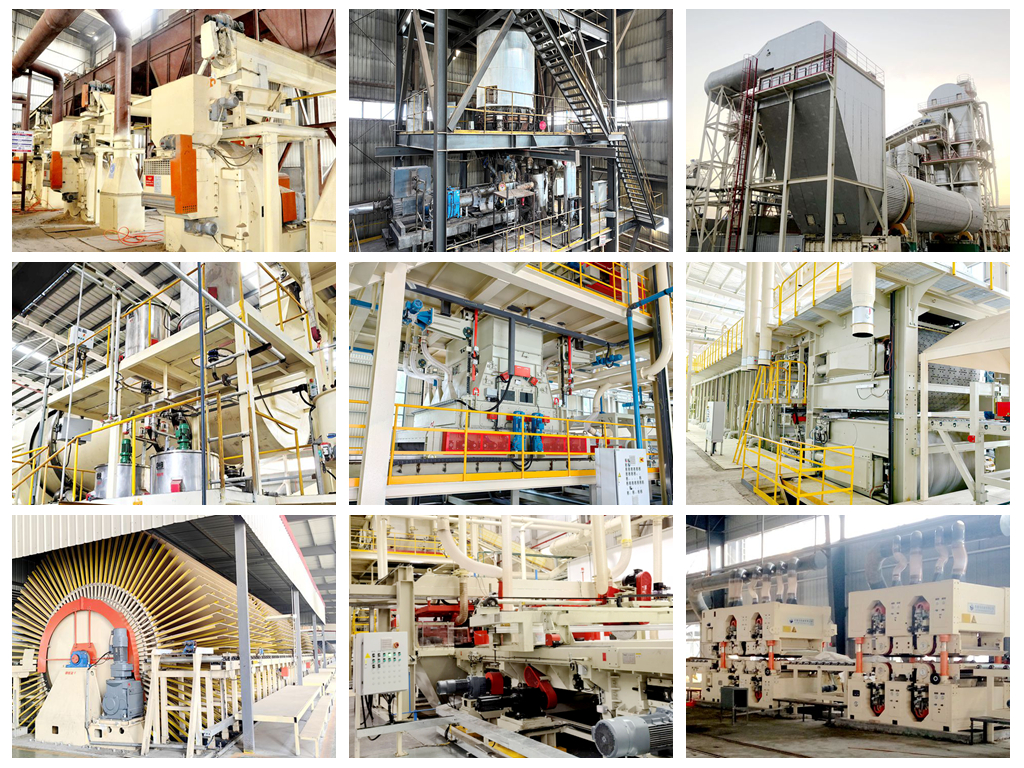 Línea de producción MDF 