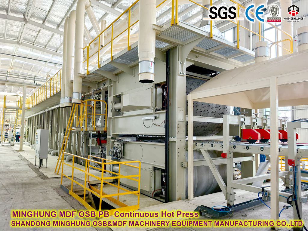 MINGHUNG MDF OSB PB Continuo Hot Press